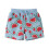 Short extensible bleu ciel imprimé pastèque pour enfant, taille 5-6 ans 1
