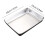 Plaque de cuisson rectangulaire en acier inoxydable 1 2