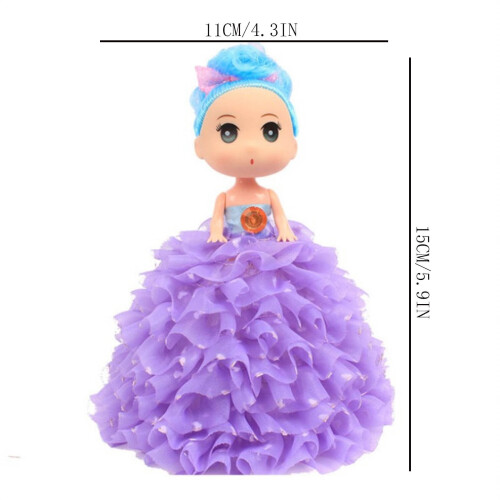 Gallickan LED-miniprinsessanukke 6 tuumaa 2