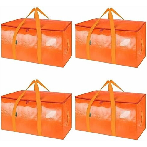 Stora flyttväskor, kraftiga, 4-pack
