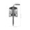 Stainless Steel L-Shaped Trailer Hitch Locking Pin with 8