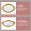 Wall Hanging Makeup Mirror Arched Gold Light Brown 3