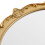 Wall Hanging Makeup Mirror Arched Gold Light Brown 6