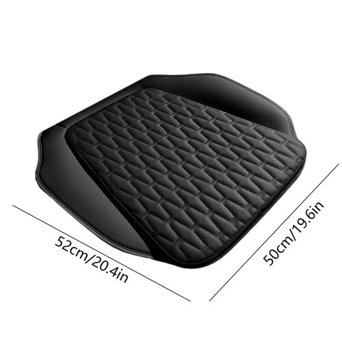 Car Seat Cushion Breathable Perforated Leather 1 Piece 2