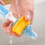 Baby Bottle Cleaner Set Silicone Brushes 3-Piece Blue 3