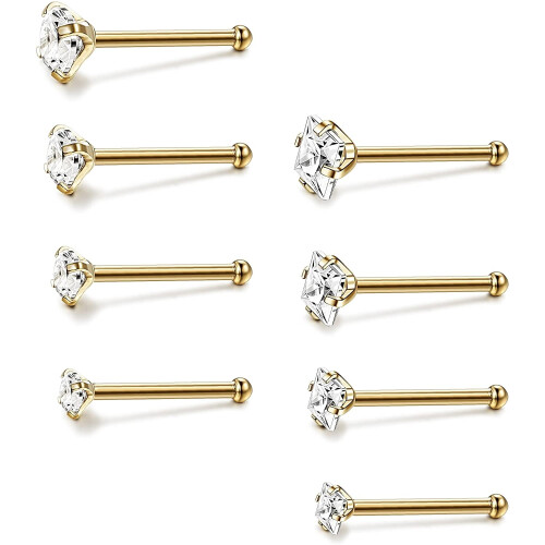 Μύτη από ανοξείδωτο ατσάλι 20g 1.5-3mm 1