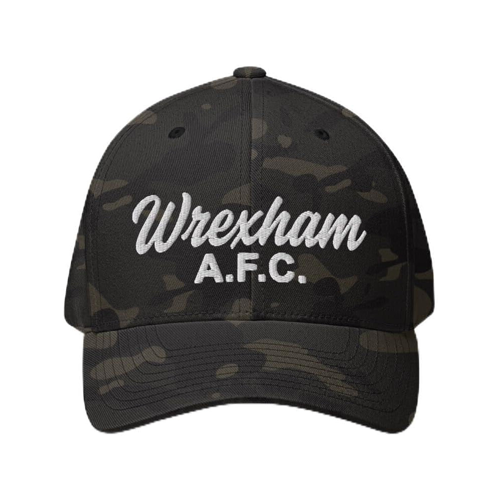 Cappello Flexfit Unisex Con Ricamo Di Wrexham, Galles.-image