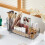 Drehbarer Make-up-Organizer Crystal Clear 2-in-1 6