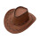 Chapéu de Sol Infantil de Aba Larga Estilo Cowboy com Proteção UV 1