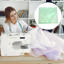Organzová látka na šaty, lehká, průsvitná, měkká, 1 yard