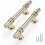 Cabinet Pulls Brushed Nickel & Gold 10-Pack 1