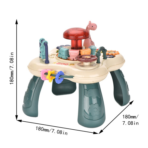 XIANXIAN baby activity table musical sensory 3 pcs 2