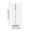 ShaoXinWan Pet Hair Remover Rubber Sweep Tool White 3