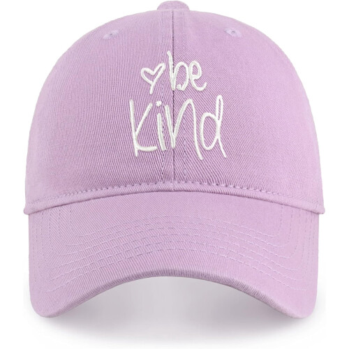 Women's Cotton Baseball Cap with Inspirational Saying