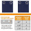 Cortinas Blackout Azul Marinho 42x54 Polegadas 2 Painéis Térmicos com Ilhós 7