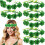 St. Patrick's Day headband green flower 1 piece 6