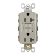 Strahlungsgeschützte GFCI-Doppelsteckdose 20 Ampere 125 Volt Nickel
