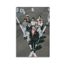 Stray Kids lerretsplakat K-pop gruppekunst 1 stk.