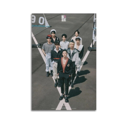 Αφίσα σε καμβά Stray Kids K-pop Group Art1Piece