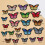 Parches termoadhesivos bordados de mariposas (10 unidades) 2
