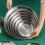 Ensemble de 6 assiettes plates en acier inoxydable 8