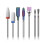 Nagelbohrer-Set, Hartmetall, Diamant, Keramik, 7-teilig 1