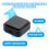 Clavier d'ordinateur USB noir 1 touche 2