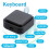 Clavier d'ordinateur USB noir 1 touche 3