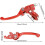 Red Brake Folding Clutch Lever with Perch for 7/8 Inch 4