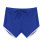 Blå dame yogashorts med elastisk talje 2