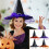 Καπέλο μάγισσας για το Halloween, μαύρο με δίχτυ, μέγεθος ενηλίκων και παιδιών 2