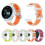 Λουράκι ρολογιού Garmin σιλικόνης δίχρωμο 20mm 22mm 2