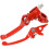 Red Brake Folding Clutch Lever with Perch for 7/8 Inch 6