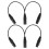 Cavo di prolunga XLR nero (2 pezzi) 4
