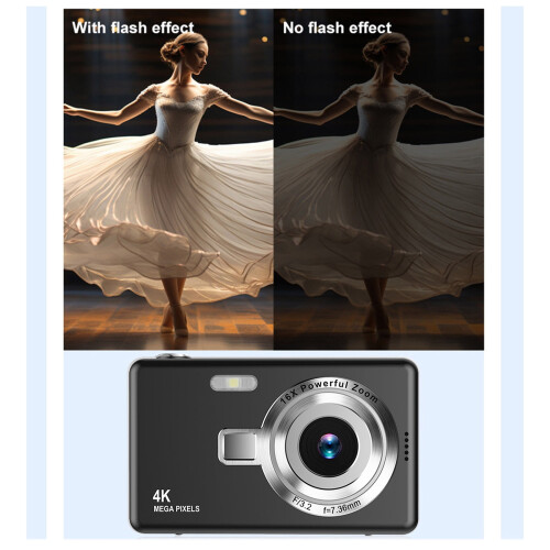 FNYOXU Digital Camera 1080P HD 48MP CCD Portable 2