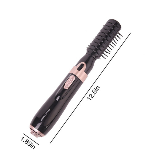 Hairdryer with Rotating Detangling Brush 4 Attachments 2