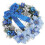 Guirlanda de Natal artificial azul realista de 30 cm (12 polegadas) 1
