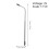 Modell av gatlyktor, svart plast, 10-pack 6