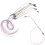 Modell av gatlyktor, svart plast, 10-pack 7