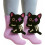Tier-Socken aus Baumwolle, doppellagig, warm, Herbst/Winter 1
