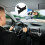 Βάση καθρέφτη Dash Cam από αλουμίνιο, μαύρο, 1 σετ 5