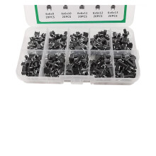Taktiler Drucktaster 6x6 mm, DIP-Gehäuse, 4-polig, 100/180/200 Stück