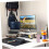 Lixeira de mesa com rodinhas, 1,5L 5