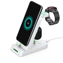 Γρήγορος φορτιστής USB-C3 σε 1 36W για τηλέφωνα και ρολόγια Samsung