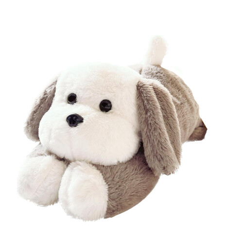 Almofada de pelúcia macia em formato de cachorro (1 peça)