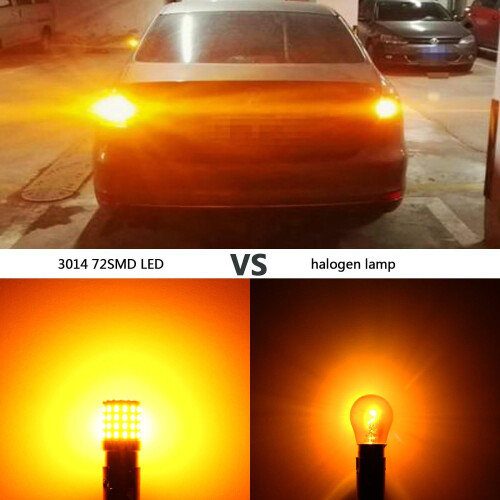 1157LED-lampen 2000LM 3014 72-SMD 6000K wit 2