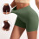 Damen-Radlerhose mit hohem Bund, einfarbig, elastisch 2