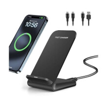 Trådløs opladningsstander til iPhone og Samsung 10W