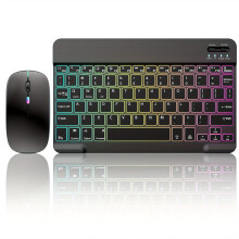 Wireless RGB Gaming Keyboard and Mouse Set 10-inch