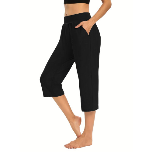 Calça Capri Feminina Plus Size com Cintura Elástica e Comprimento Cropped 2